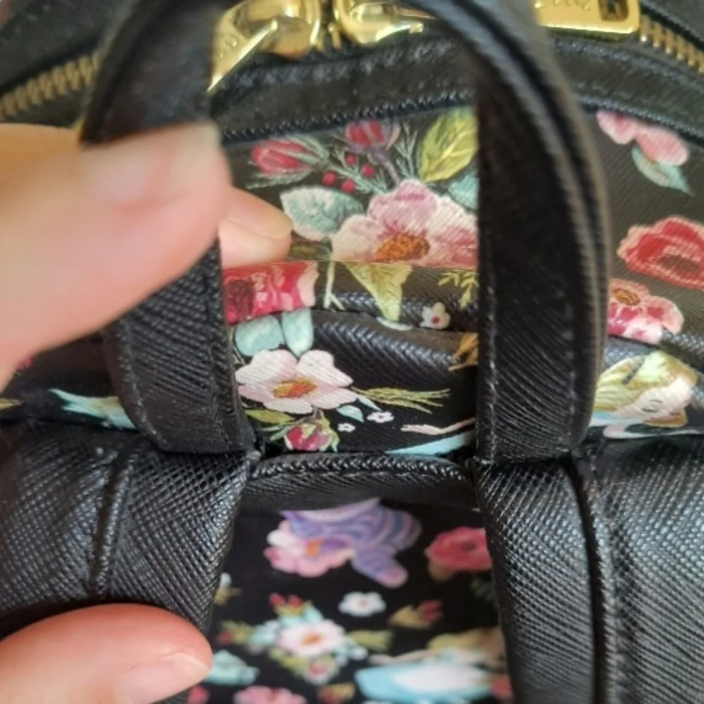Loungefly Disney Alice In Wonderland Allover Print Floral Mini Backpack